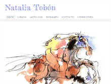 Tablet Screenshot of nataliatobon.com